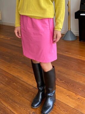 Brooke Callahan Straight Skirt Pink S